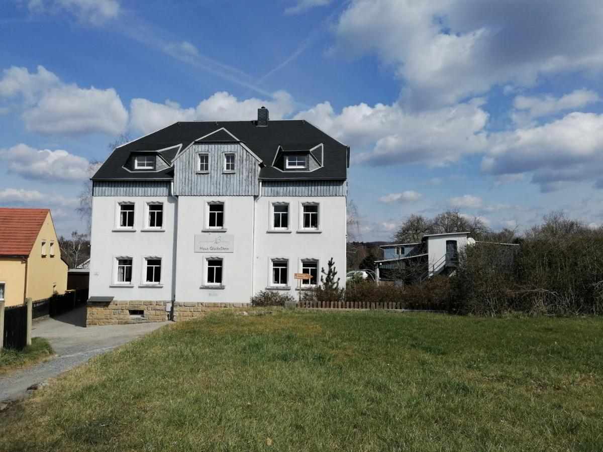 Urlaubsfreude Biedermann Haus GlücksStein Ferienwohnung Smaragd Bad Schandau Exterior foto